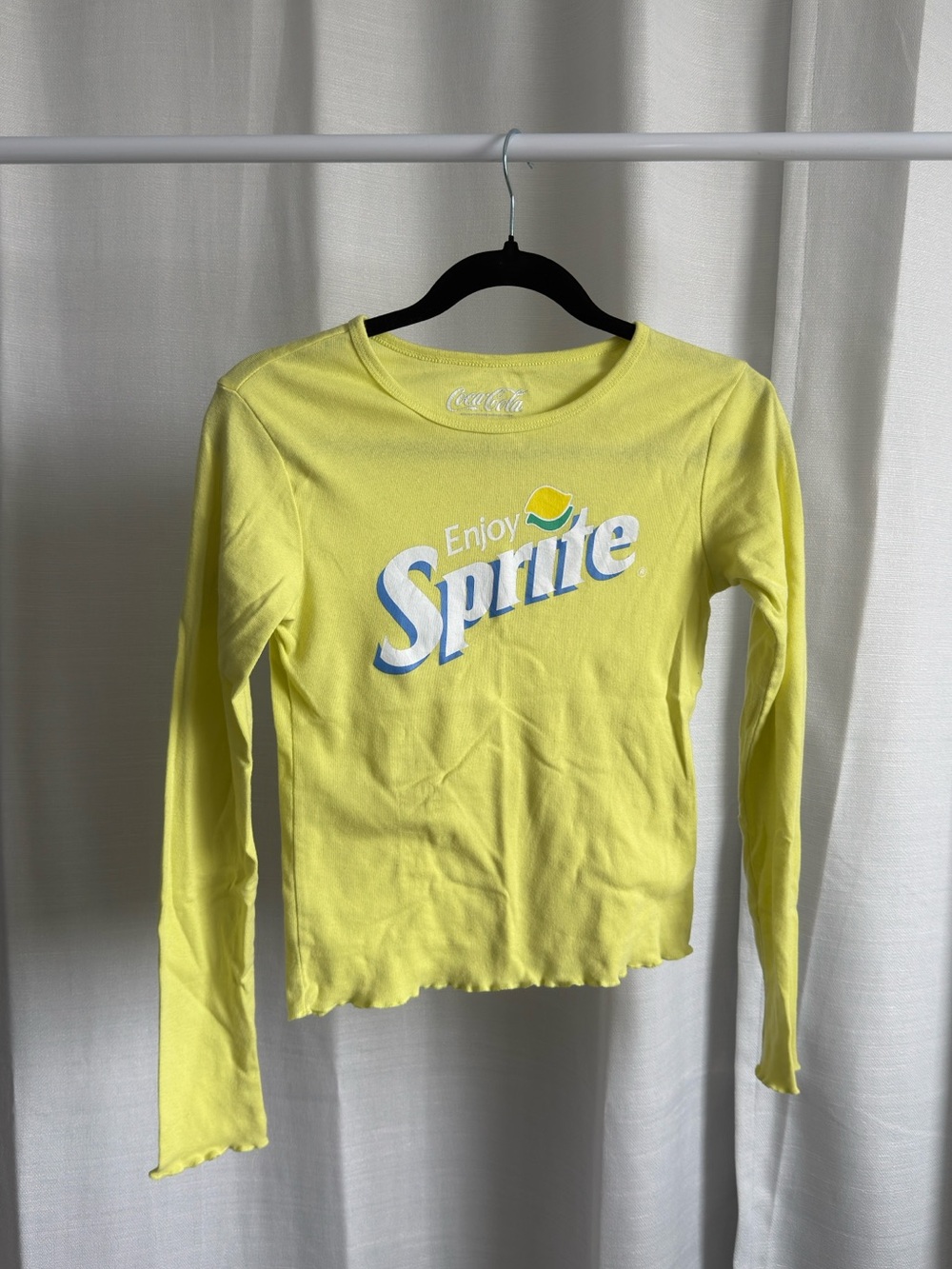Coca Cola Sprite Yellow Long-Sleeve